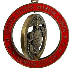 USMC Military Appreciation Guardian Bell Spinner Challenge Coin Gift